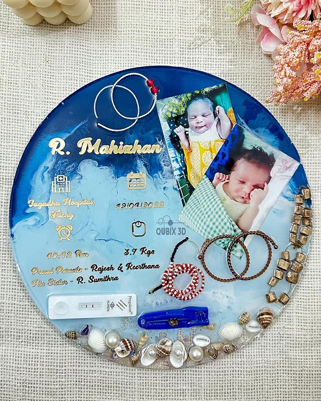Qubix 3D Welcome Baby - Baby Kit Preservation
