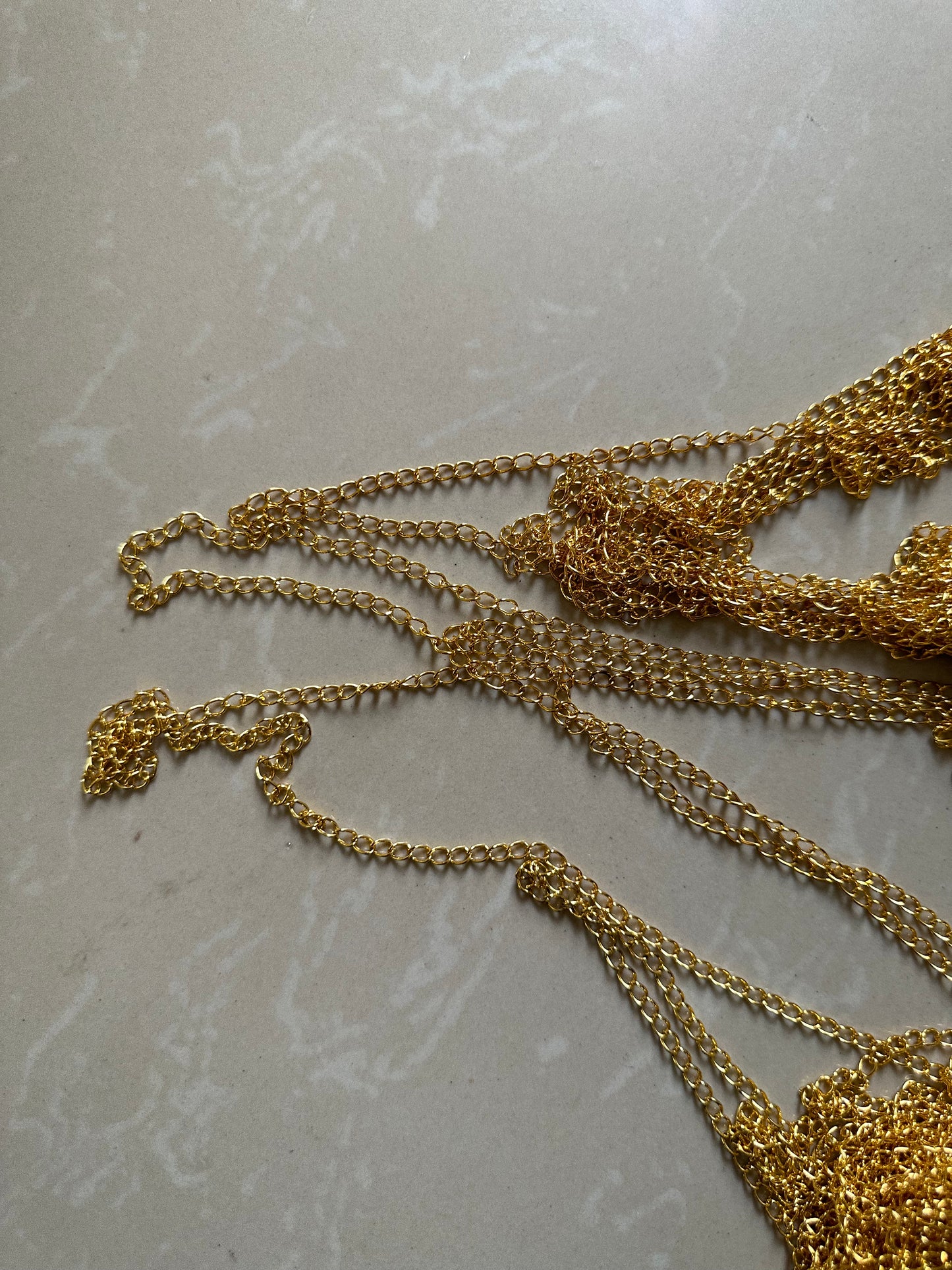 Gold Color Chain - 1 Metre