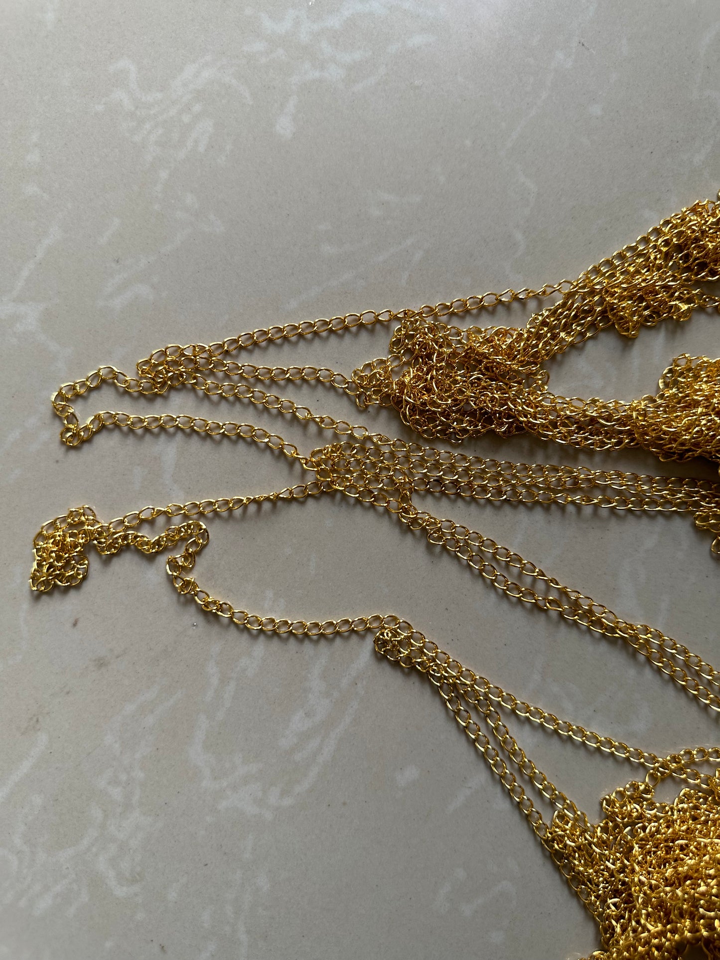 Gold Color Chain - 1 Metre
