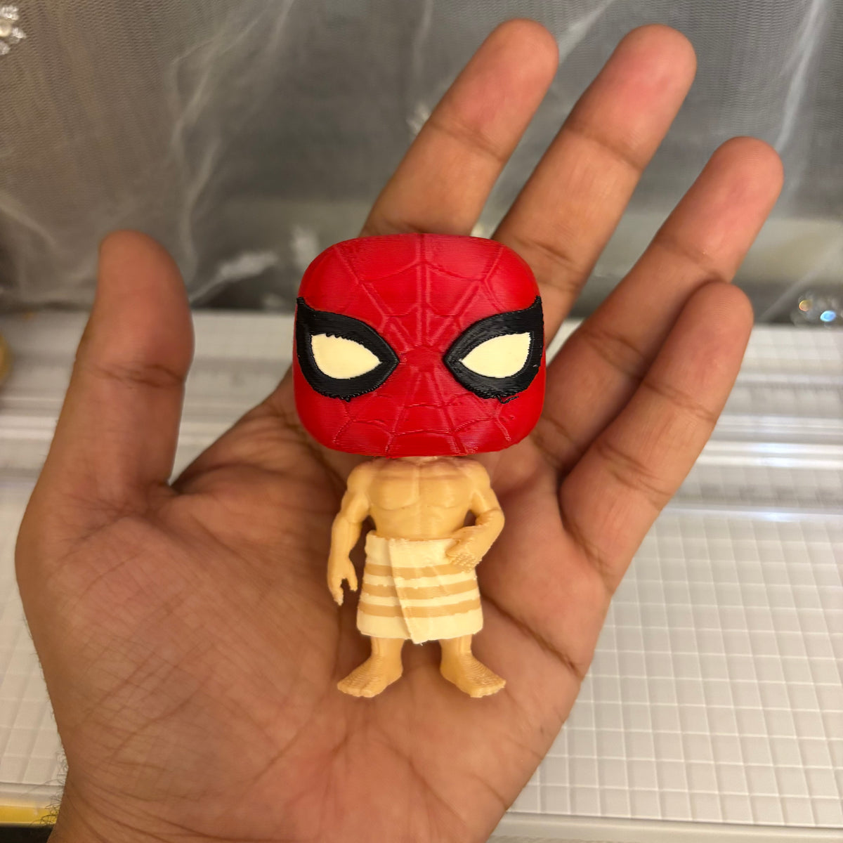 Spider-Man Inspired 3D Printed Desk Buddy – Tabletop Collectible