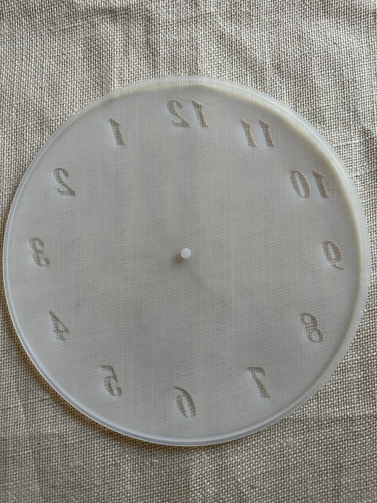 12 inch Clock with Normal Number Mould