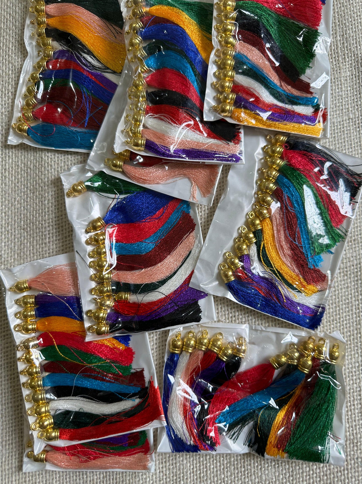 Mix Color Tassels - 10pcs Pack