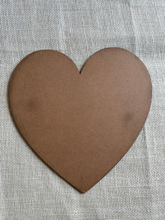 10 inch Heart MDF