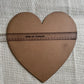 10 inch Heart MDF