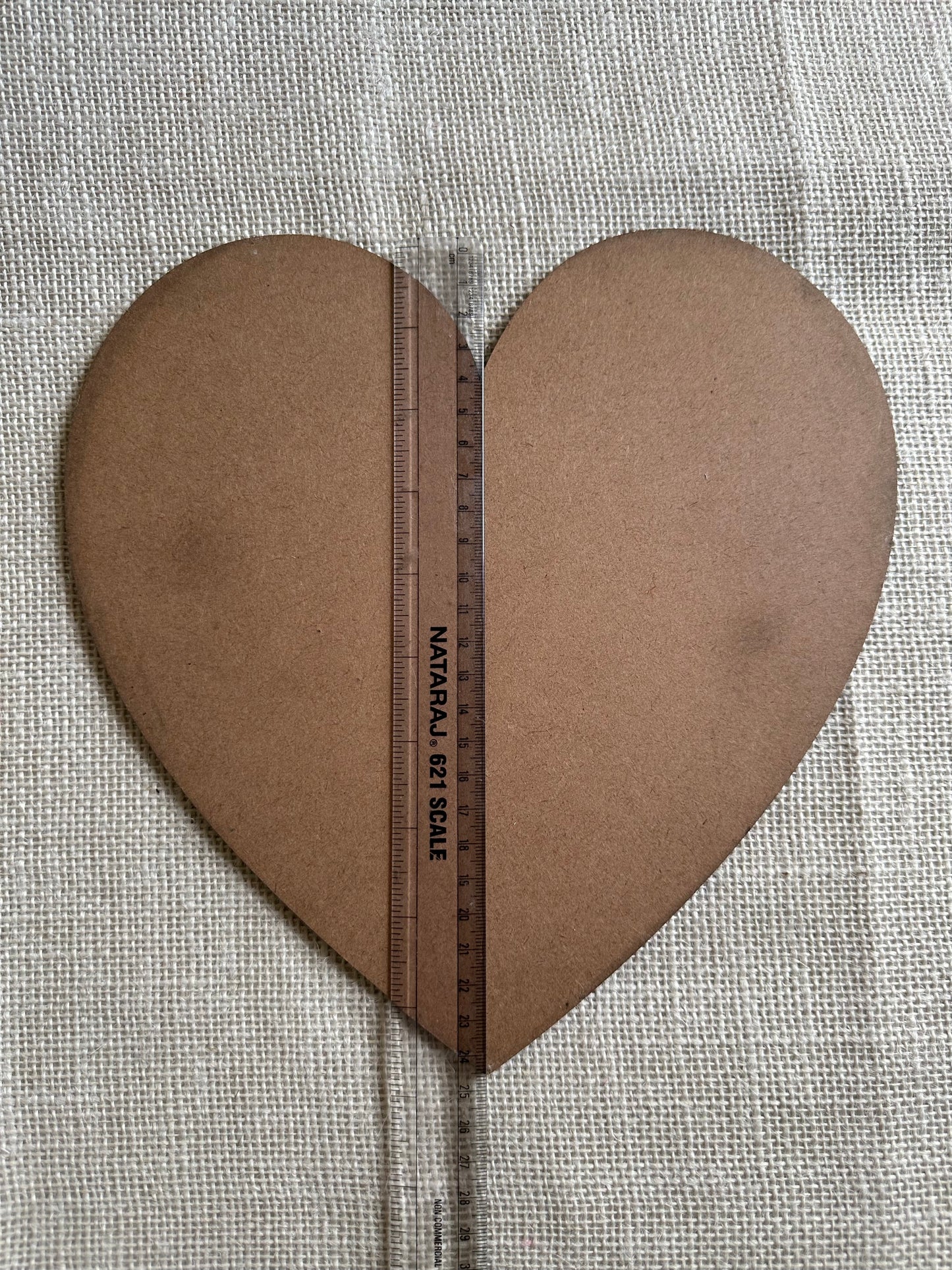 10 inch Heart MDF