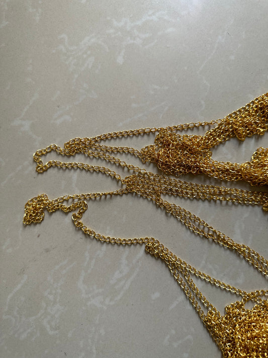 Gold Color Chain - 1 Metre