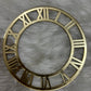 Roman Number Ring Gold - 6 inch with 8inch MDF