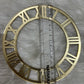 Roman Number Ring Gold - 6 inch with 8inch MDF