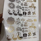 Embossed Golden Sheet - 008