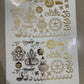 Embossed Golden Sheet - 009