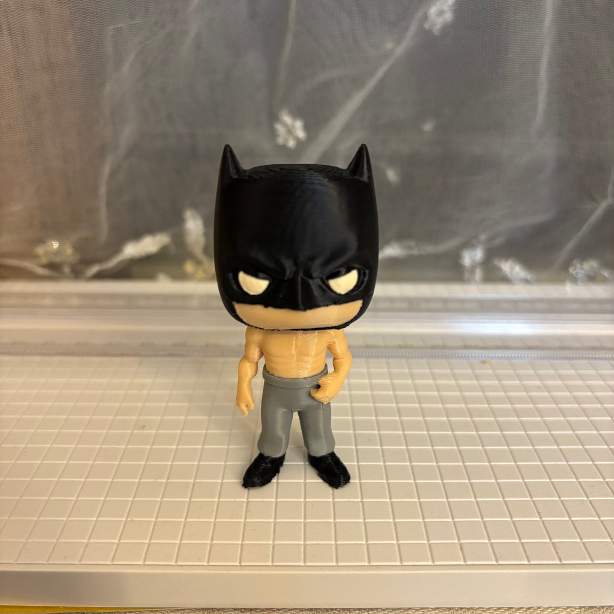 Batman Inspired 3D Printed Desk Buddy – Tabletop Collectible