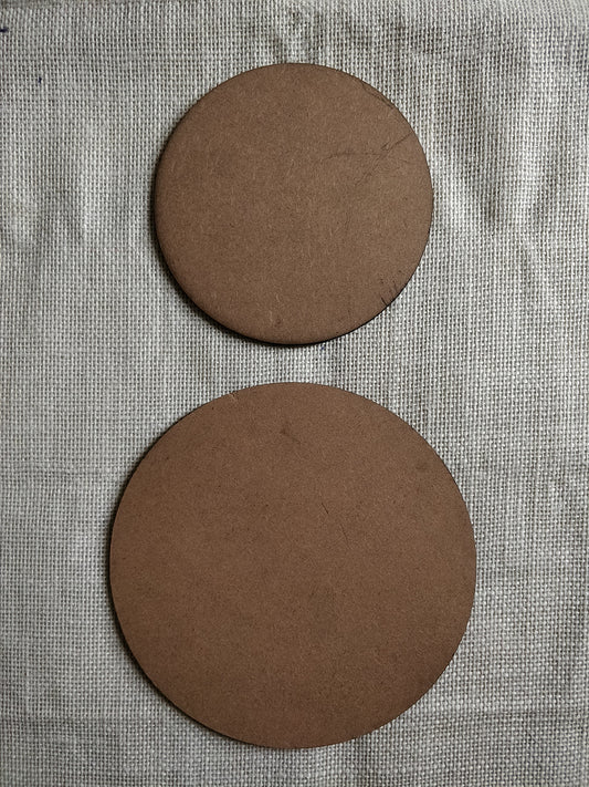 Round MDF without Centre Hole - 3 mm