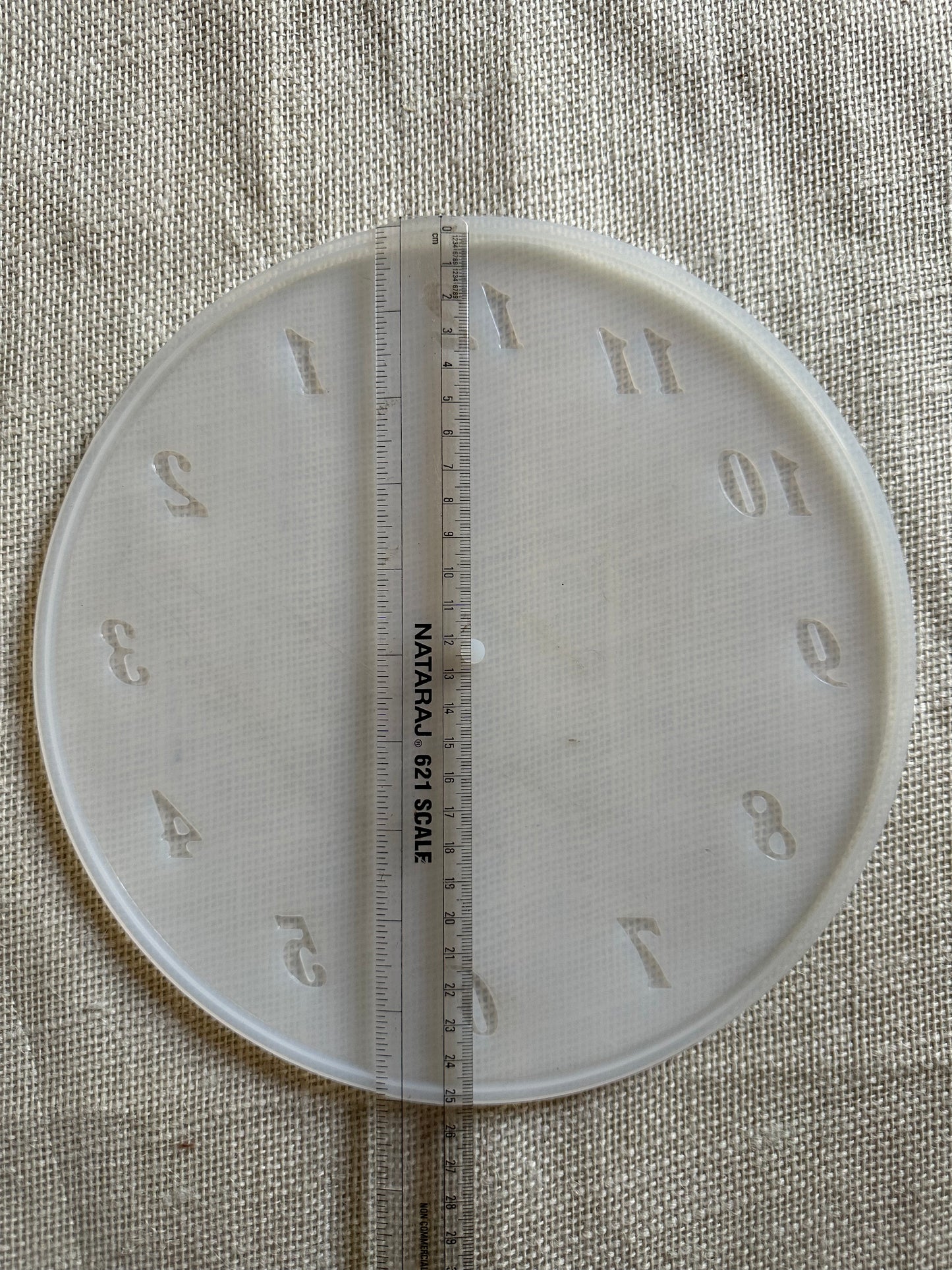 10 inch Clock with Normal Number Mould