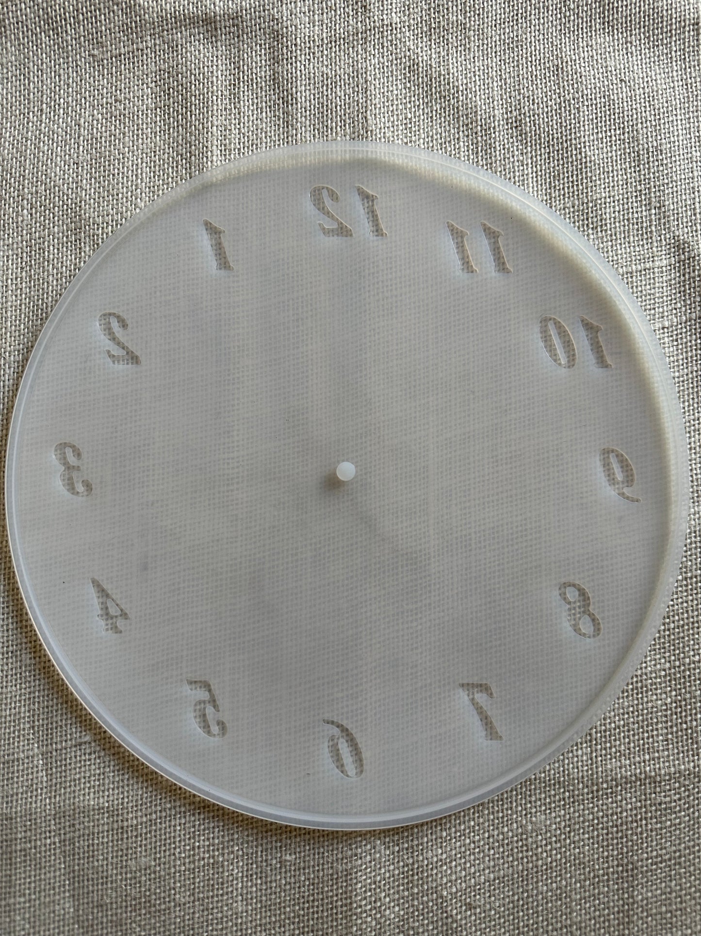 12 inch Clock with Normal Number Mould