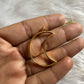 Gold Moon Bezels - 5 Pcs