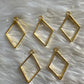 Gold Diamond Bezels - 5 Pcs