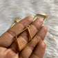 Gold Diamond Bezels - 5 Pcs