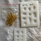 Small Earrings Mould with Hooks