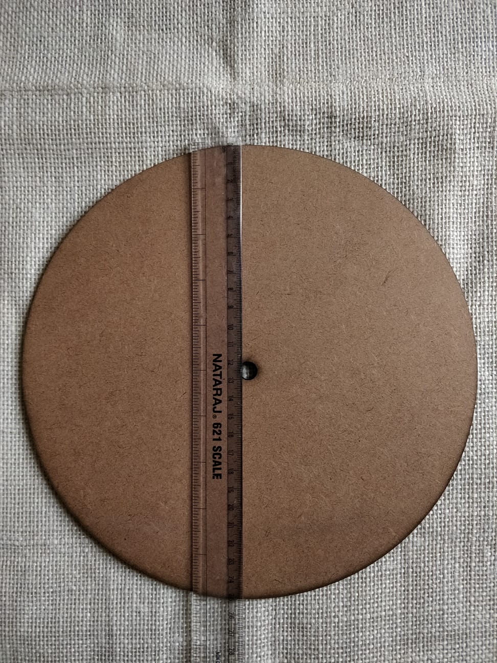 Round MDF with Centre Hole - 4 mm