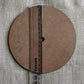 Round MDF with Centre Hole - 4 mm