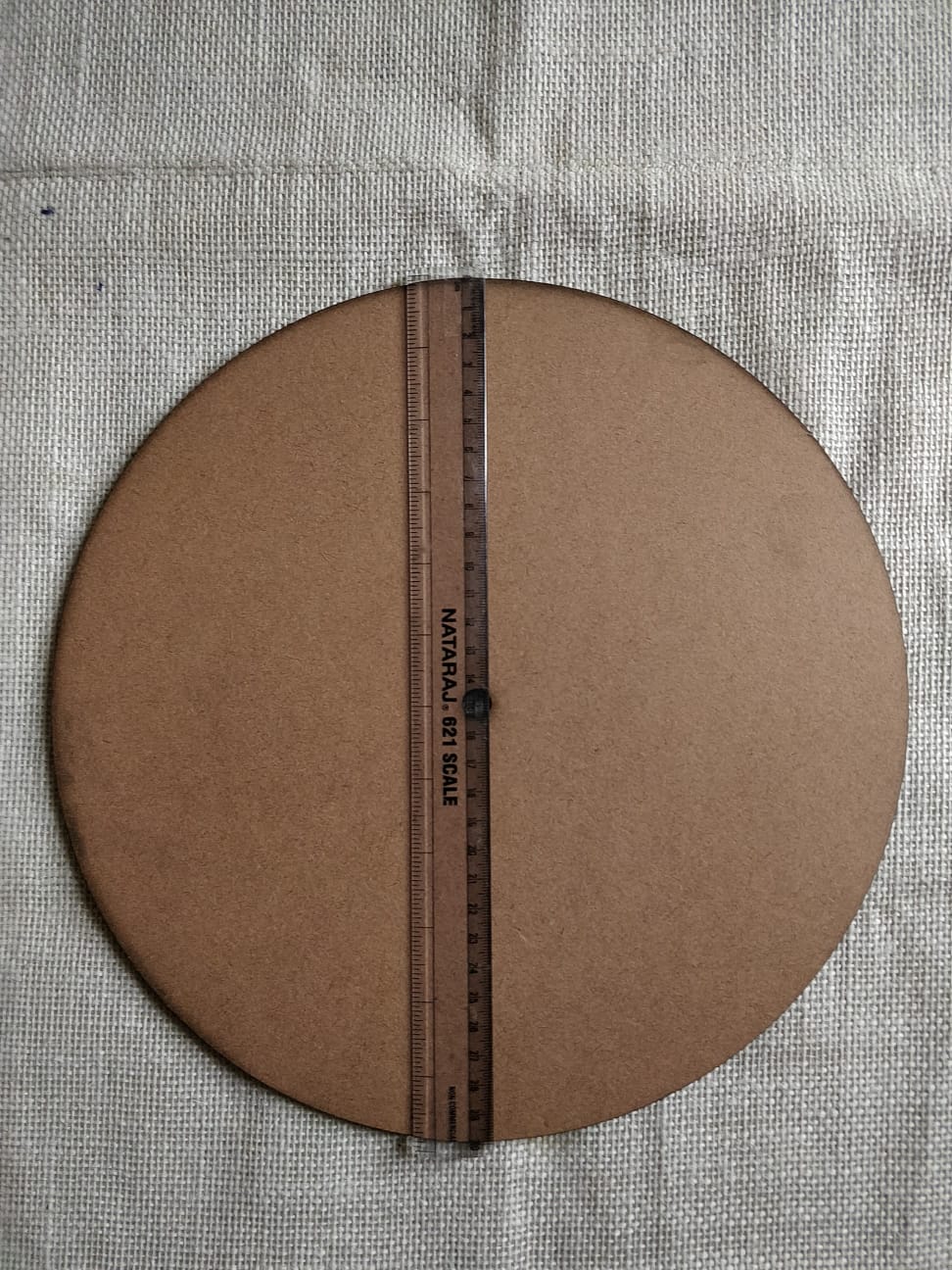 Round MDF with Centre Hole - 4 mm