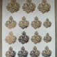 Embossed Golden Sheet - 005