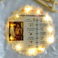 Qubix 3D Our Love Story Resin Frame - White