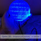Qubix 3D Wired Multi Color (16 Colors) with Remote - 3D Moon lamp with photo and message